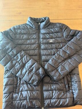 Chaps Men's Black Quilted Puffer Jacket